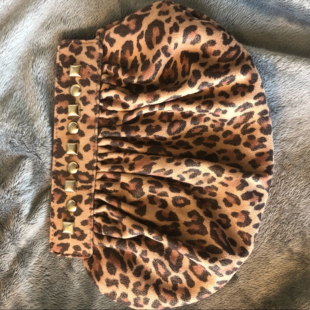 Stuart Weitzman Cheetah Print Clutch